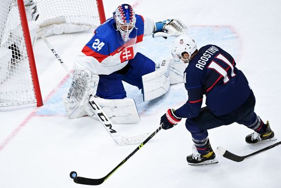 Олимпиада-2022. Хоккей. Мужчины. Матч США - Словакия