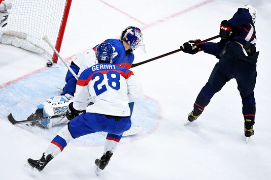 Олимпиада-2022. Хоккей. Мужчины. Матч США - Словакия