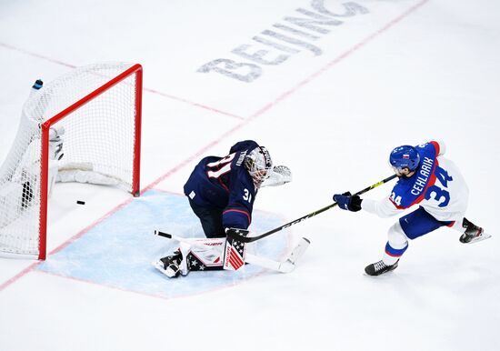 Олимпиада-2022. Хоккей. Мужчины. Матч США - Словакия