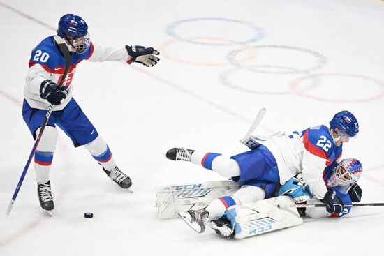 Олимпиада-2022. Хоккей. Мужчины. Матч США - Словакия