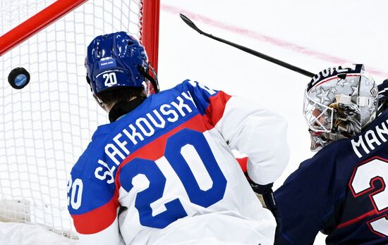 Олимпиада-2022. Хоккей. Мужчины. Матч США - Словакия