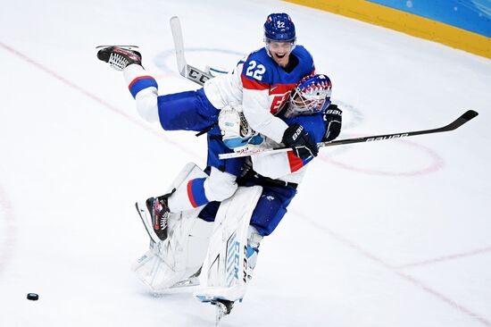 Олимпиада-2022. Хоккей. Мужчины. Матч США - Словакия