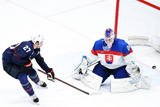 Олимпиада-2022. Хоккей. Мужчины. Матч США - Словакия