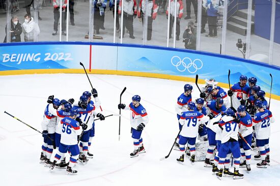 Олимпиада-2022. Хоккей. Мужчины. Матч США - Словакия