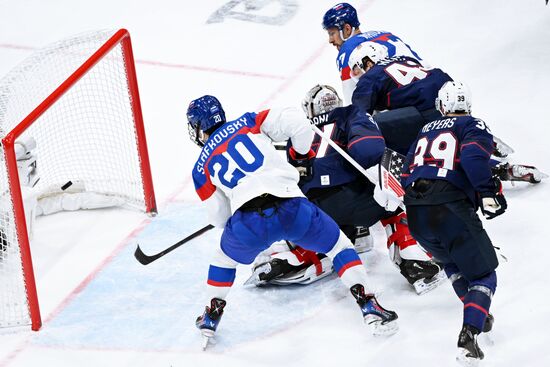 Олимпиада-2022. Хоккей. Мужчины. Матч США - Словакия