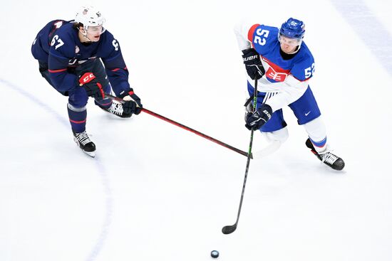 Олимпиада-2022. Хоккей. Мужчины. Матч США - Словакия