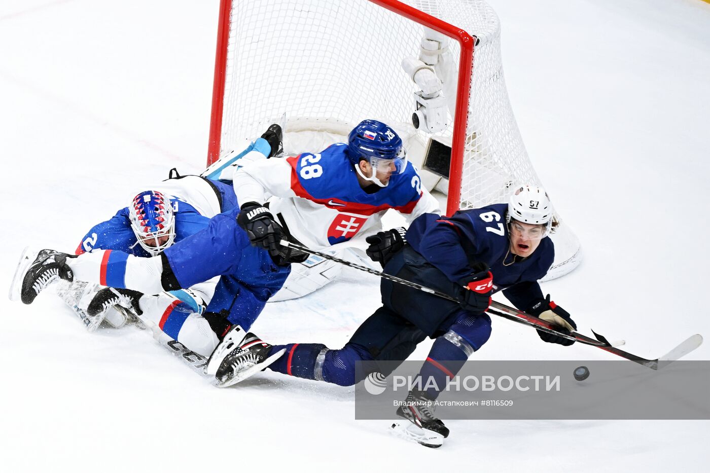 Олимпиада-2022. Хоккей. Мужчины. Матч США - Словакия