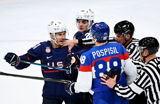 Олимпиада-2022. Хоккей. Мужчины. Матч США - Словакия