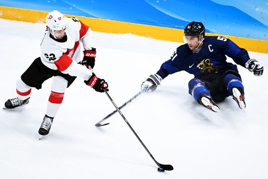 Олимпиада-2022. Хоккей. Мужчины. Матч Финляндия - Швейцария