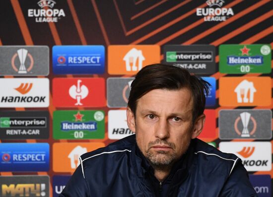 Футбол. Лига Европы. Тренировка ФК "Зенит"