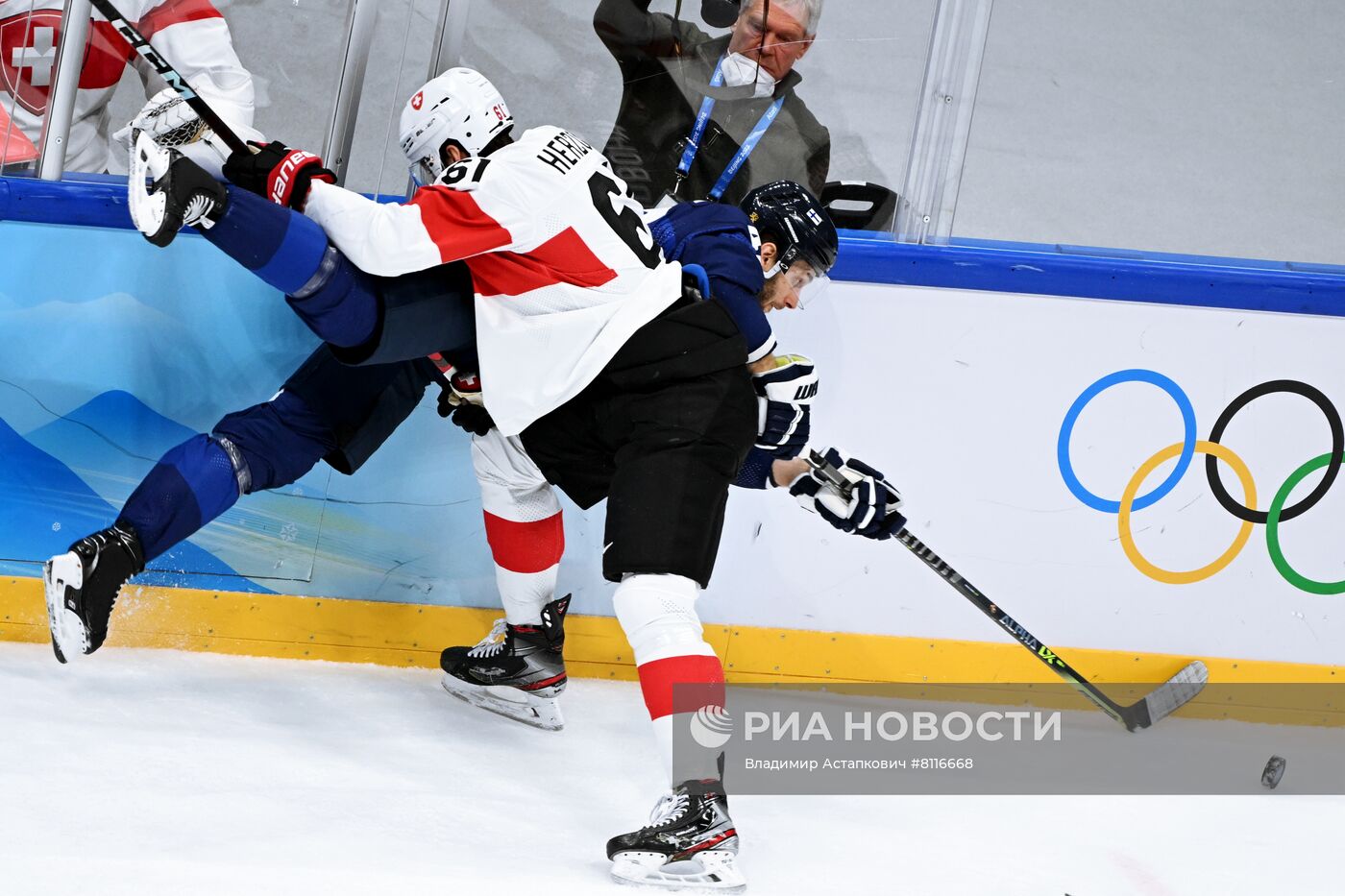 Олимпиада-2022. Хоккей. Мужчины. Матч Финляндия - Швейцария
