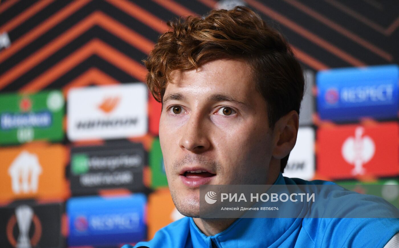 Футбол. Лига Европы. Тренировка ФК "Зенит"