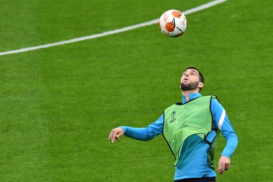 Футбол. Лига Европы. Тренировка ФК "Зенит"