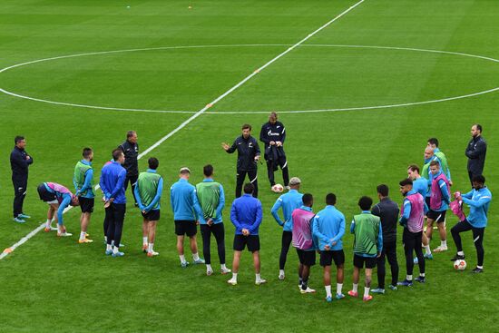 Футбол. Лига Европы. Тренировка ФК "Зенит"