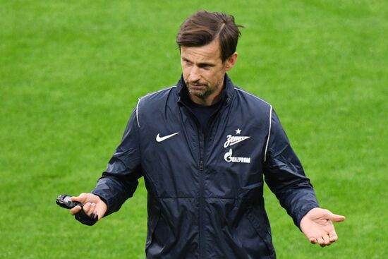 Футбол. Лига Европы. Тренировка ФК "Зенит"