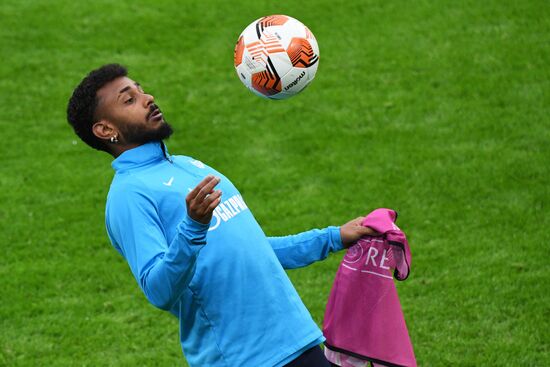 Футбол. Лига Европы. Тренировка ФК "Зенит"