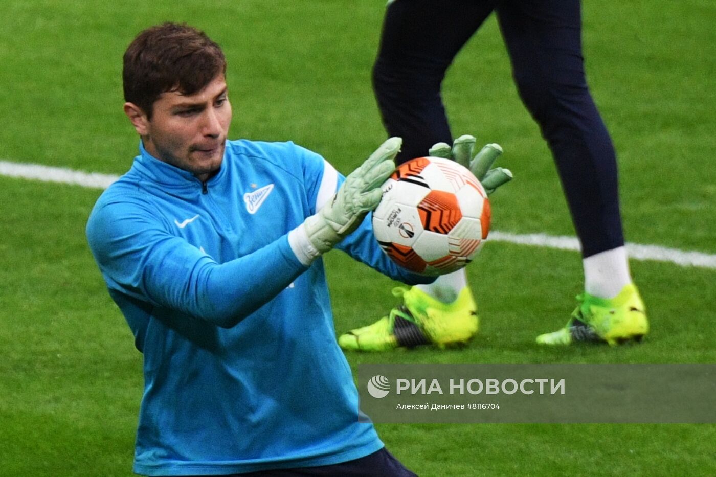 Футбол. Лига Европы. Тренировка ФК "Зенит"