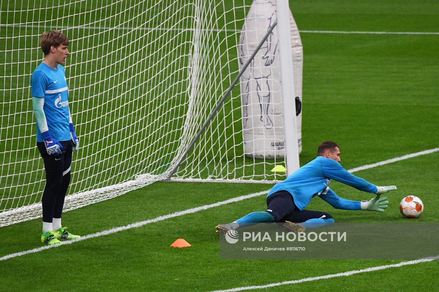 Футбол. Лига Европы. Тренировка ФК "Зенит"