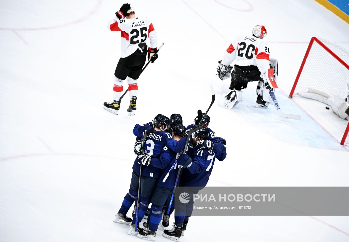 Олимпиада-2022. Хоккей. Мужчины. Матч Финляндия - Швейцария