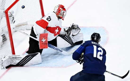 Олимпиада-2022. Хоккей. Мужчины. Матч Финляндия - Швейцария