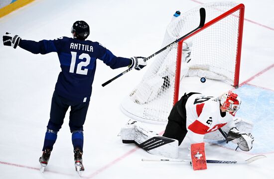 Олимпиада-2022. Хоккей. Мужчины. Матч Финляндия - Швейцария