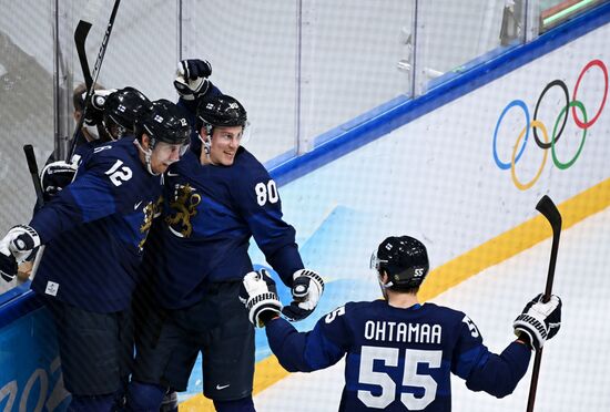 Олимпиада-2022. Хоккей. Мужчины. Матч Финляндия - Швейцария