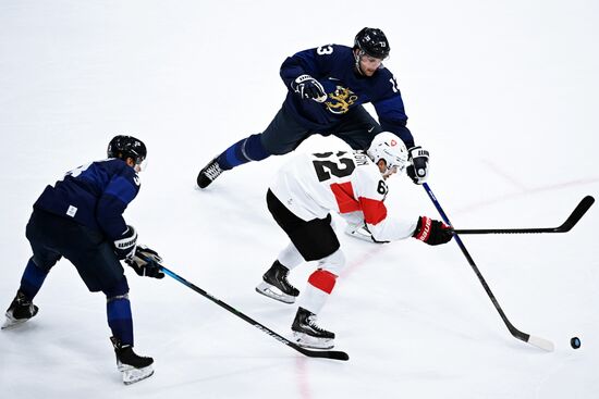 Олимпиада-2022. Хоккей. Мужчины. Матч Финляндия - Швейцария