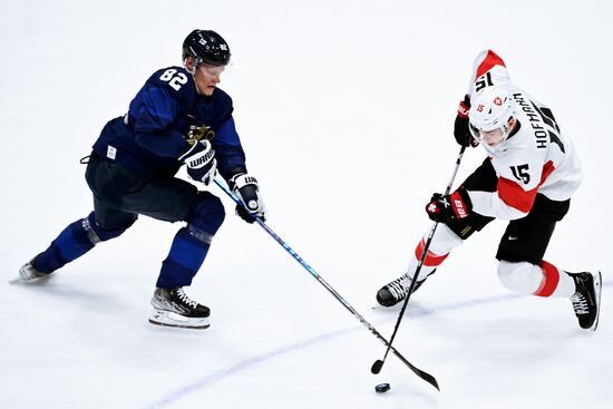 Олимпиада-2022. Хоккей. Мужчины. Матч Финляндия - Швейцария