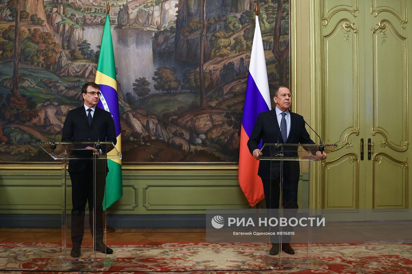 Встреча глав МИД и Минобороны России и Бразилии