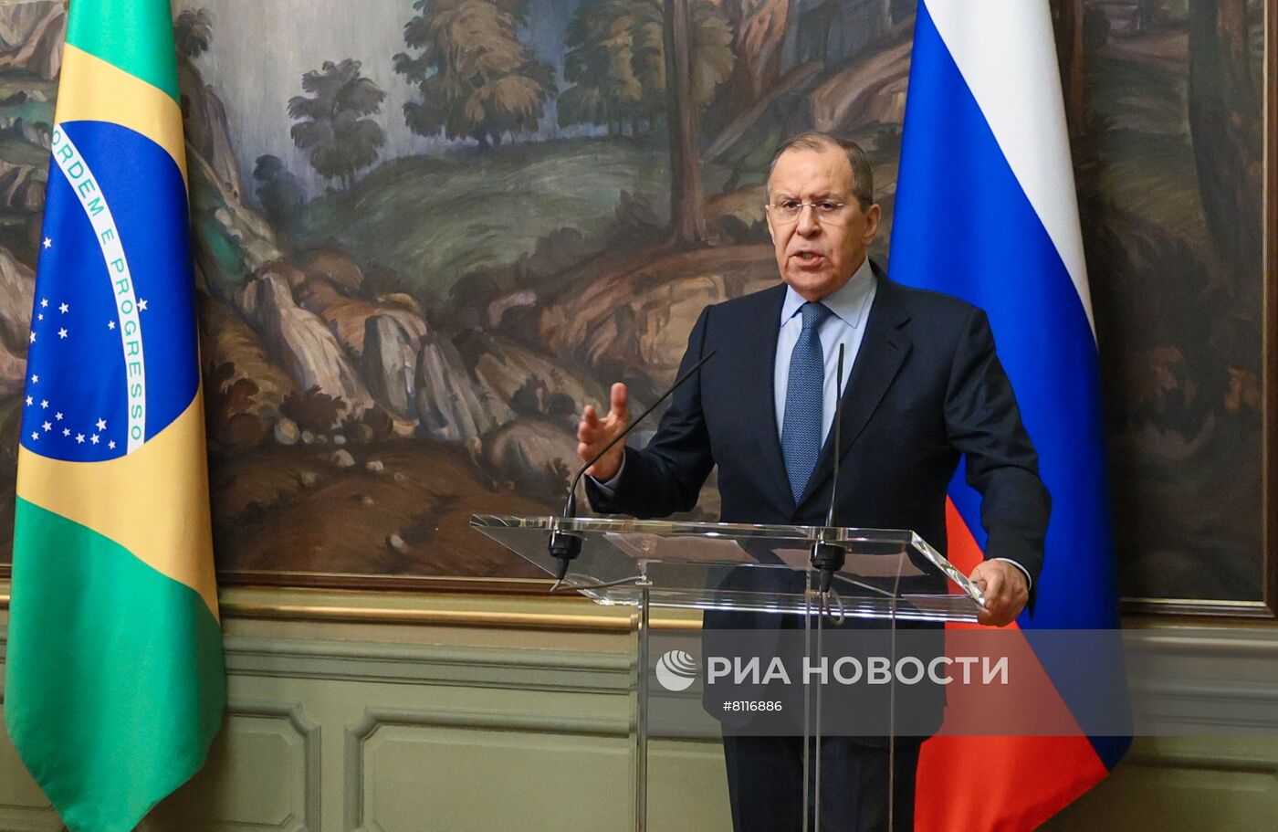 Встреча глав МИД и Минобороны России и Бразилии