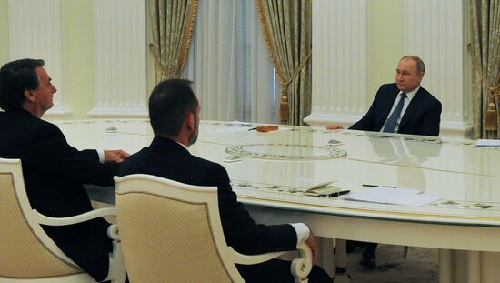 Встреча президентов России и Бразилии В. Путина и Ж. Болсонару 