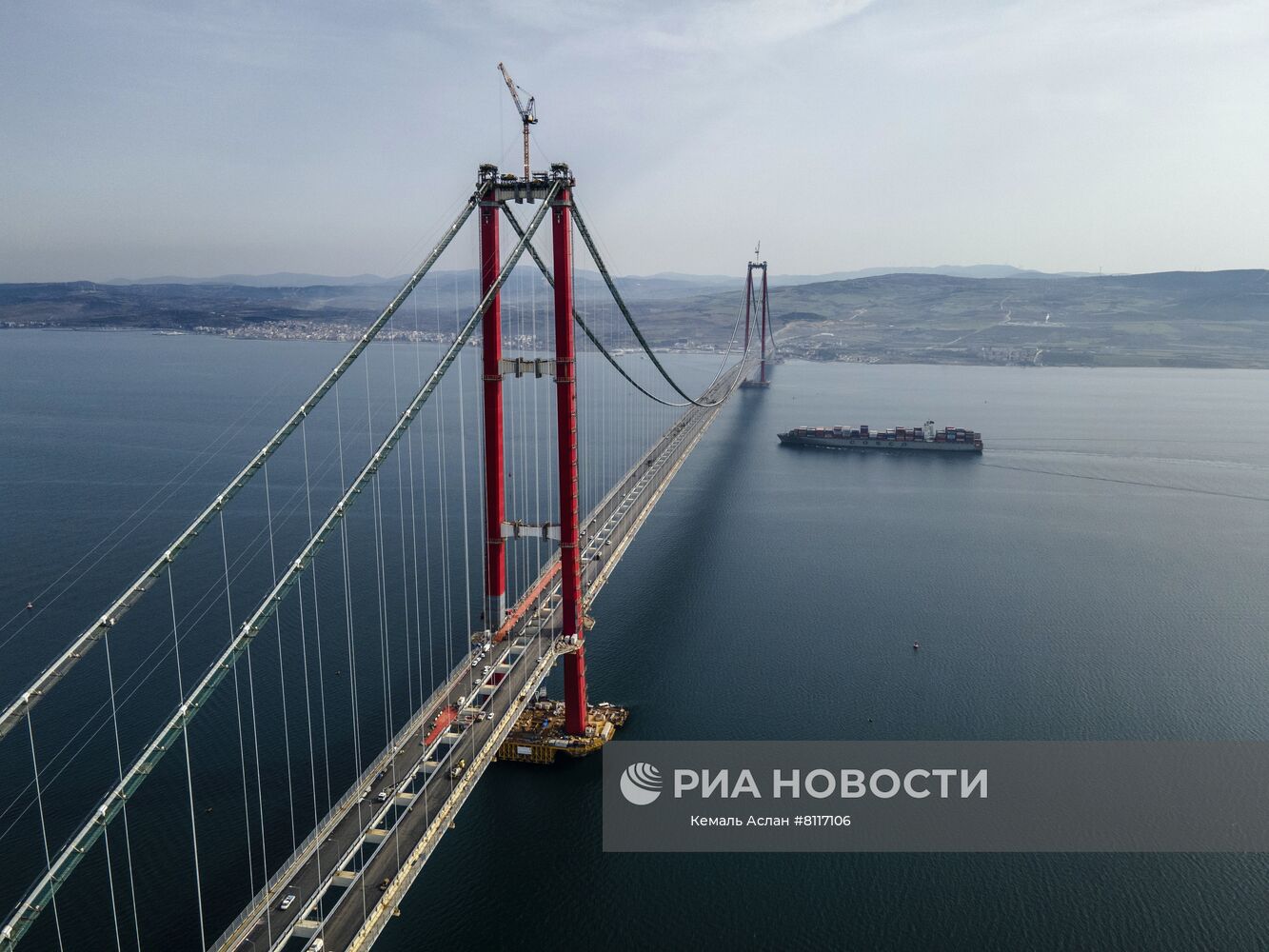 В Турции построили мост с самым длинным в мире пролетом