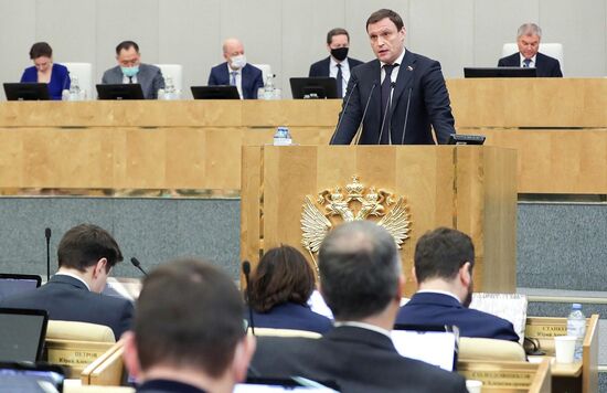 Пленарное заседание Госдумы РФ