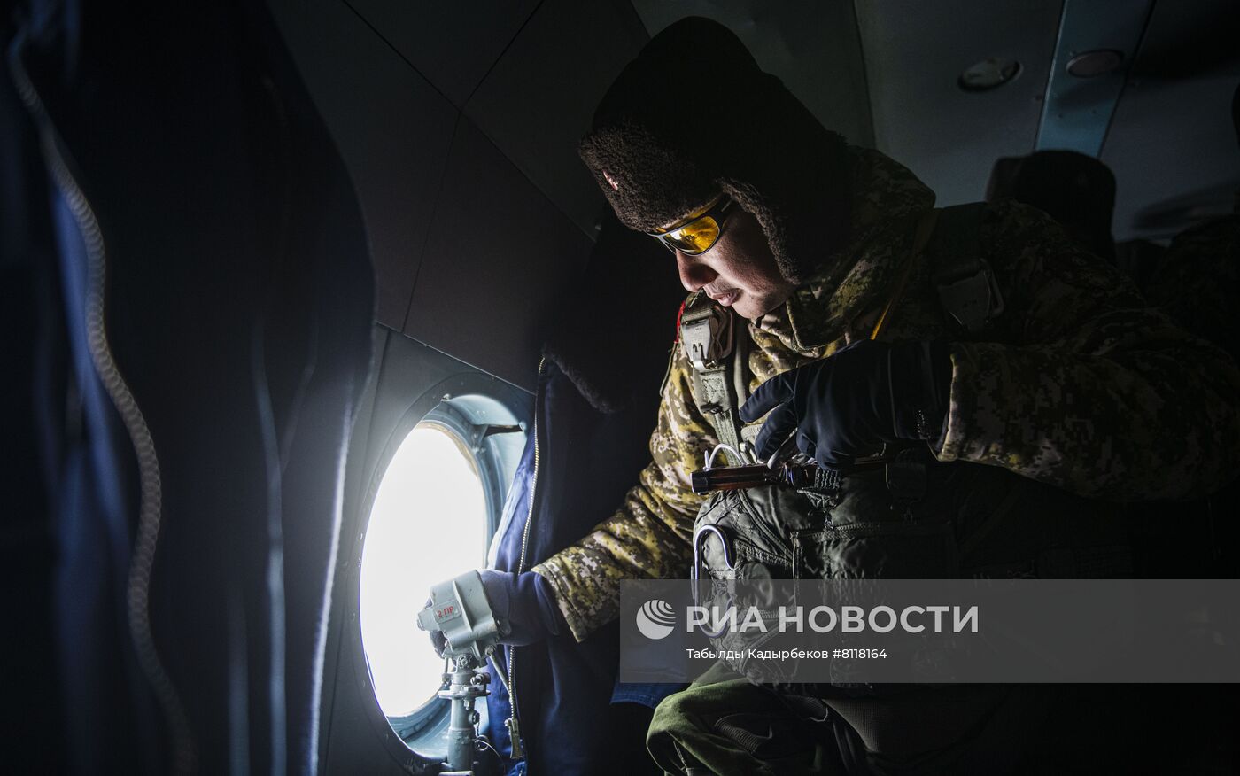 Учения бригады спецназа "Пантера" Национальной гвардии Киргизии