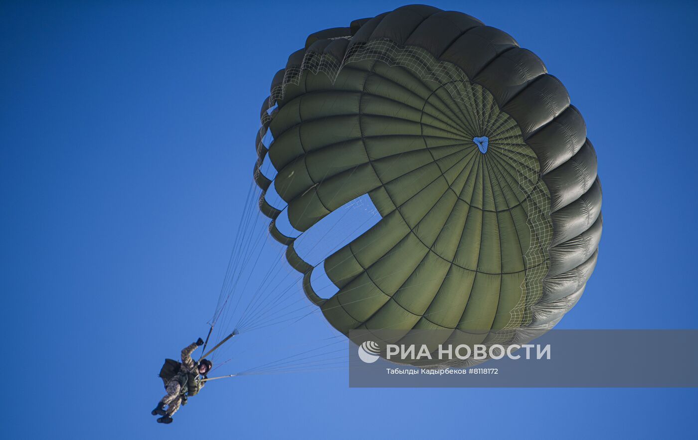 Учения бригады спецназа "Пантера" Национальной гвардии Киргизии
