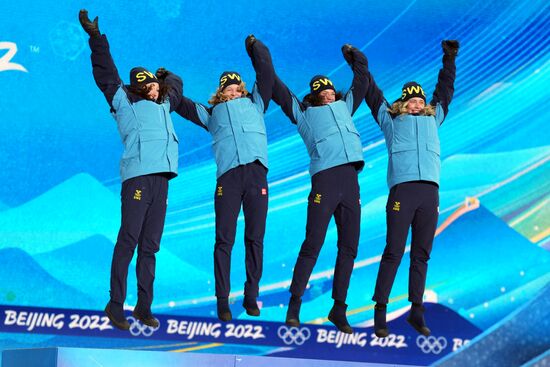 Олимпиада-2022. Церемония награждения. Двенадцатый день