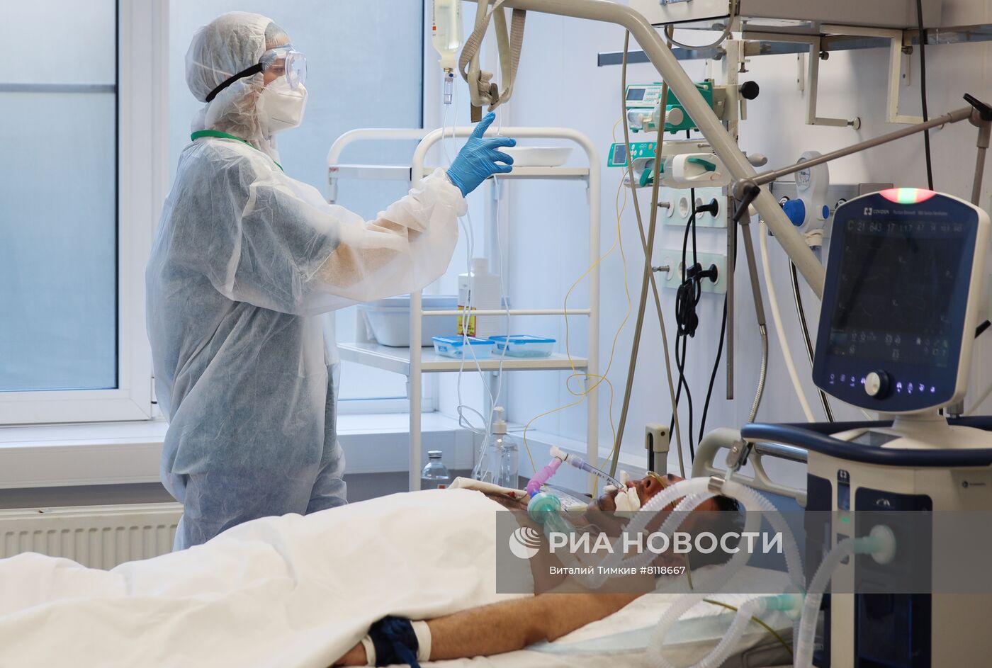 Лечение пациентов с Covid-19 в Краевой больнице №2 Краснодара