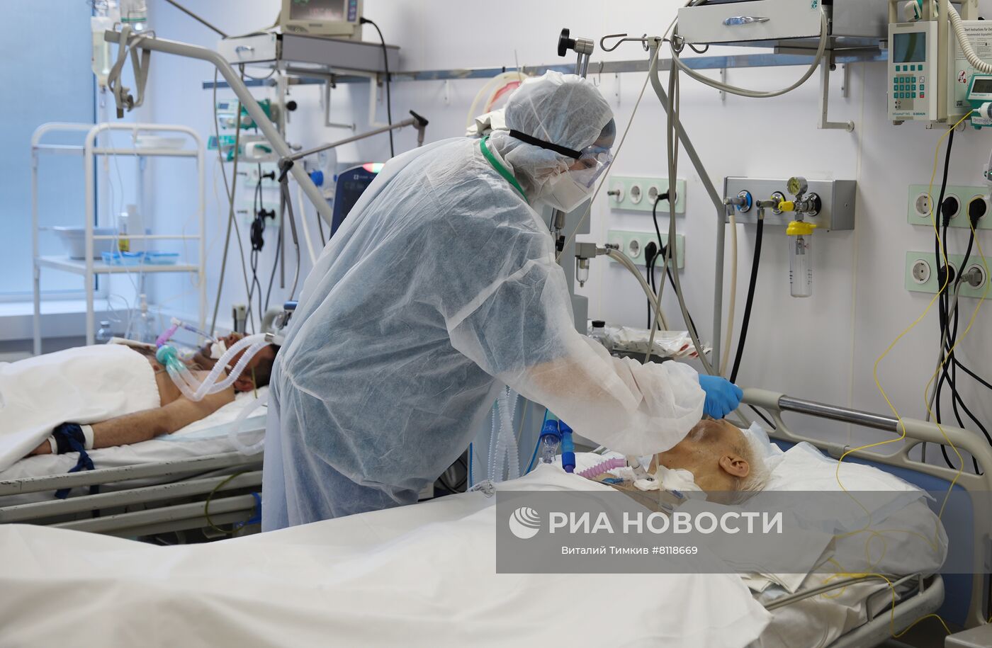 Лечение пациентов с Covid-19 в Краевой больнице №2 Краснодара