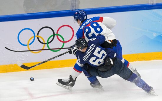 Олимпиада-2022. Хоккей. Мужчины. Матч Финляндия - Словакия