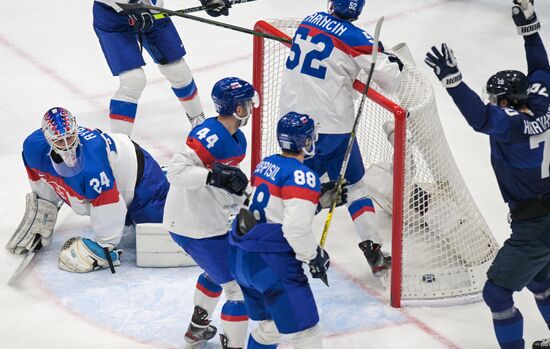 Олимпиада-2022. Хоккей. Мужчины. Матч Финляндия - Словакия