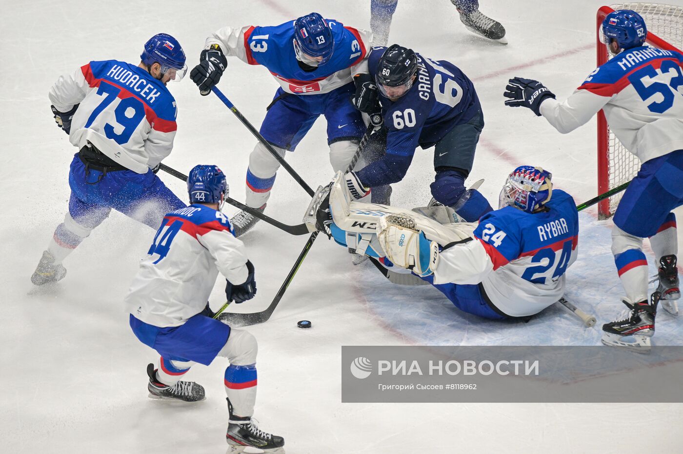 Олимпиада-2022. Хоккей. Мужчины. Матч Финляндия - Словакия