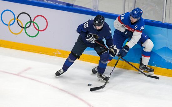 Олимпиада-2022. Хоккей. Мужчины. Матч Финляндия - Словакия