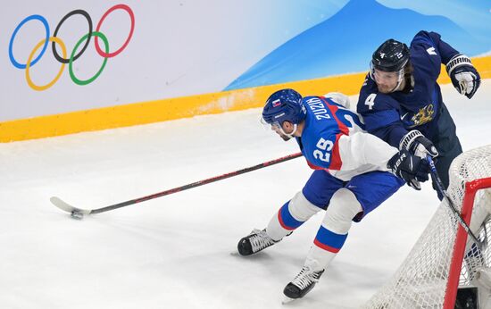 Олимпиада-2022. Хоккей. Мужчины. Матч Финляндия - Словакия