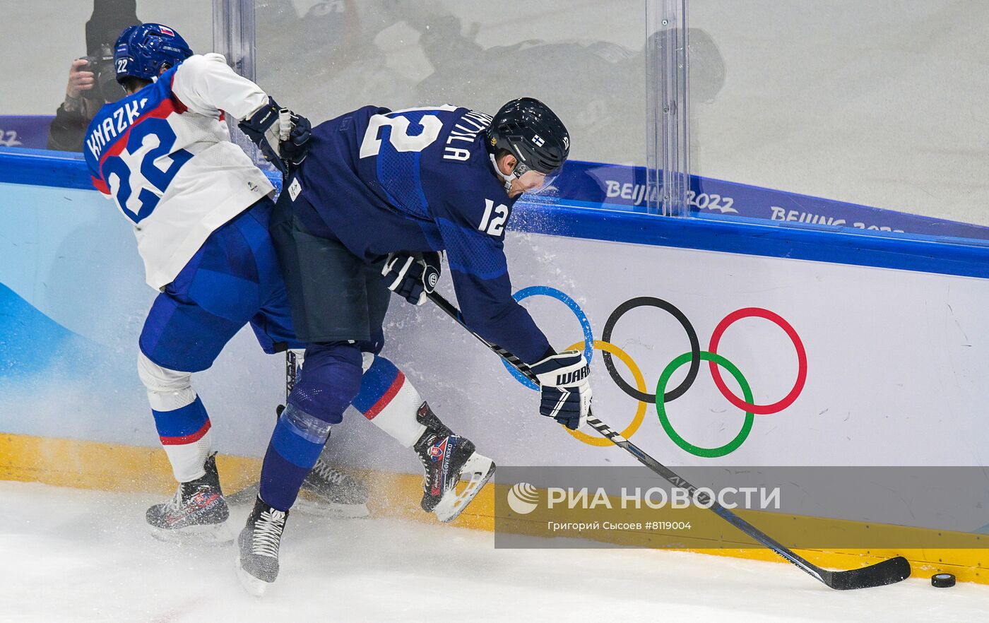 Олимпиада-2022. Хоккей. Мужчины. Матч Финляндия - Словакия