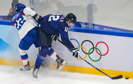 Олимпиада-2022. Хоккей. Мужчины. Матч Финляндия - Словакия
