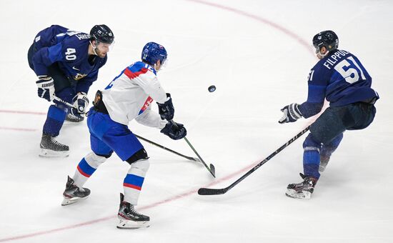 Олимпиада-2022. Хоккей. Мужчины. Матч Финляндия - Словакия
