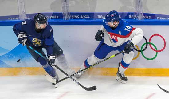Олимпиада-2022. Хоккей. Мужчины. Матч Финляндия - Словакия