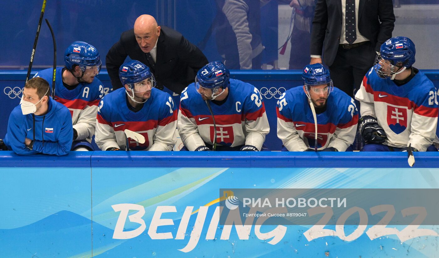 Олимпиада-2022. Хоккей. Мужчины. Матч Финляндия - Словакия