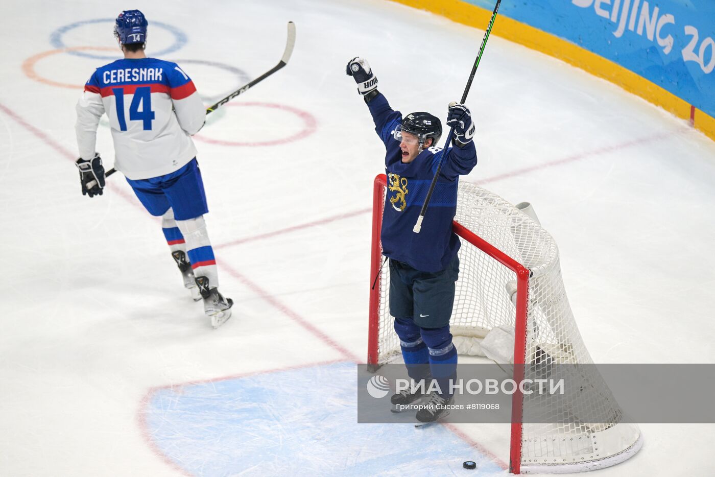 Олимпиада-2022. Хоккей. Мужчины. Матч Финляндия - Словакия