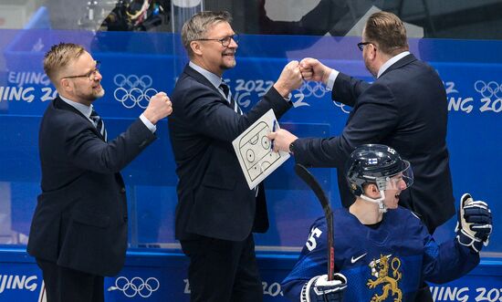 Олимпиада-2022. Хоккей. Мужчины. Матч Финляндия - Словакия